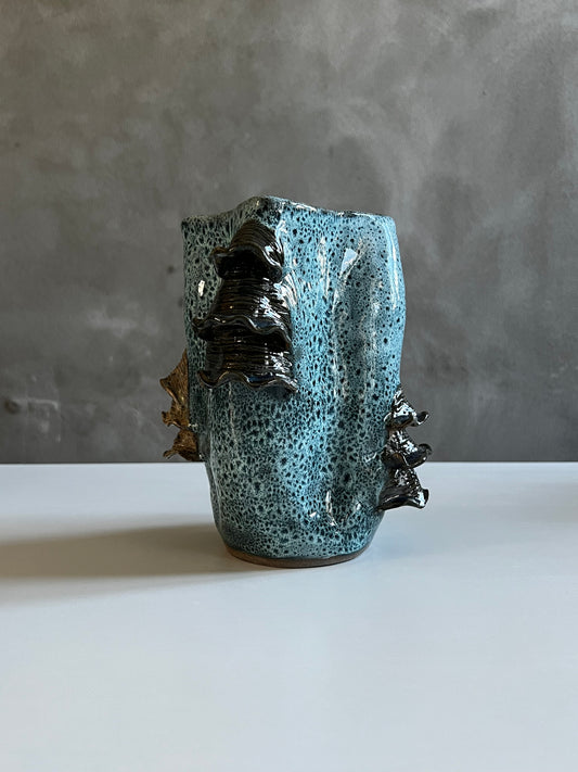 Læderporesvamp Skulpturel vase