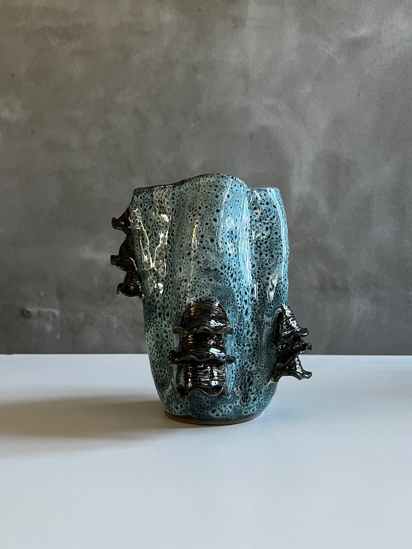 Læderporesvamp Skulpturel vase