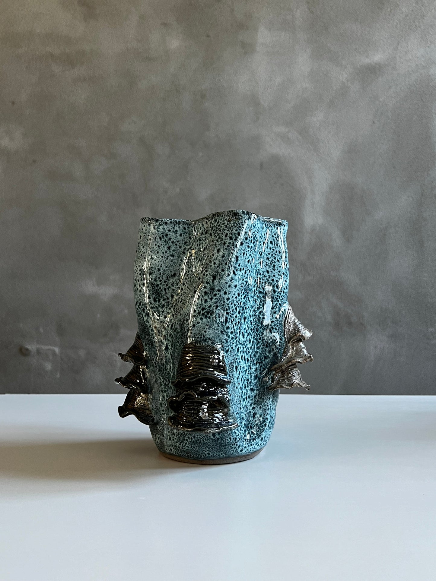 Læderporesvamp Skulpturel vase